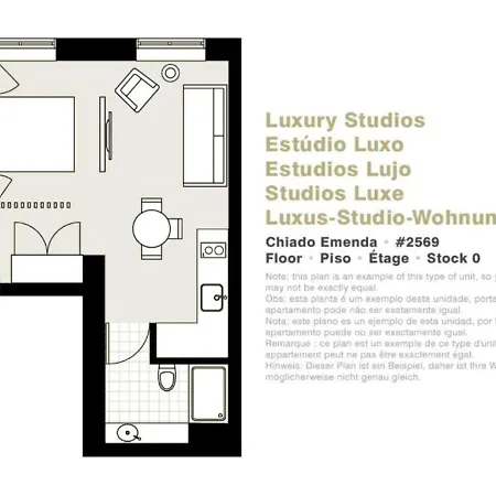 Serviced - Chiado Emenda شقة *